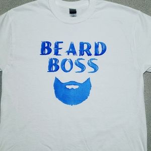Mens Beard Boss t shirt